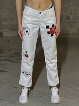 Load image into Gallery viewer, White Casino Strides - Women's 12 (Low Waist)