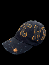 Load image into Gallery viewer, 1 OF 1 TECHNO STITCHED LID - BLACK & APRICOT