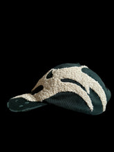 Load image into Gallery viewer, MELLIFLUOUS LID - DARK GREEN & CREAM FLEECE