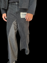 Load image into Gallery viewer, FLARED TECHNO PANT // HIGH WAISTED, MENS 32