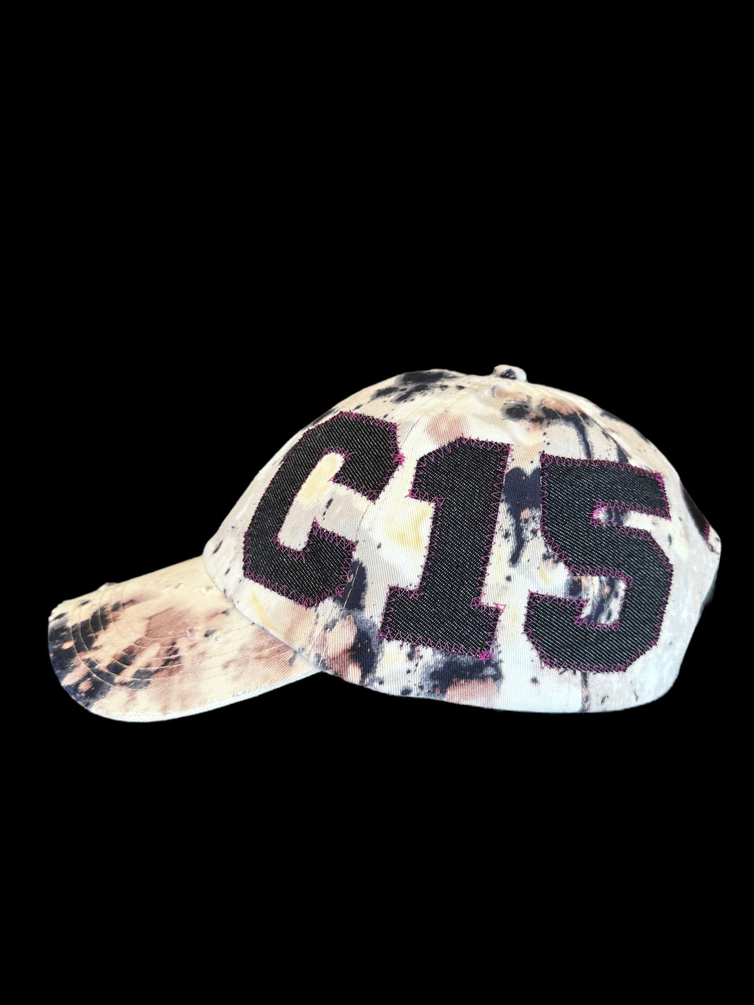 C15 LID - BLACK DENIM & STONE MARBLE