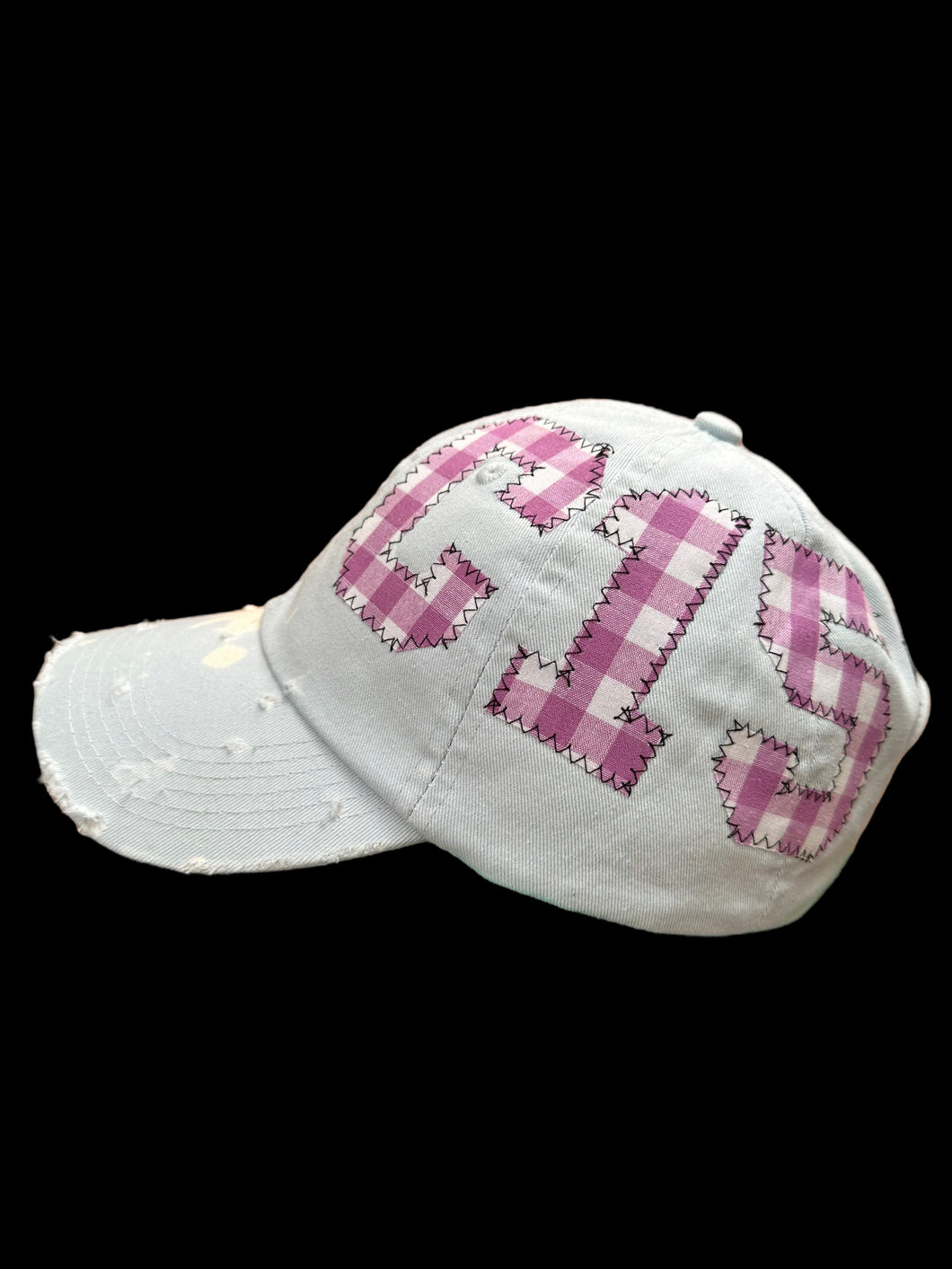 C15 STITCHED LID - PLAID [007]