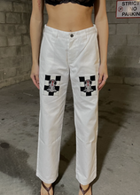 Load image into Gallery viewer, White Serpent Strides - Women&#39;s 28 (High Waist)
