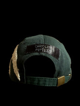 Load image into Gallery viewer, MELLIFLUOUS LID - DARK GREEN &amp; CREAM FLEECE
