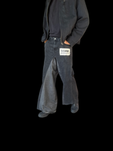 Load image into Gallery viewer, FLARED TECHNO PANT // HIGH WAISTED, MENS 32
